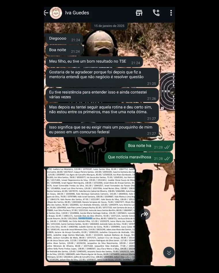 Conversa com Iva, aprovado em TSE